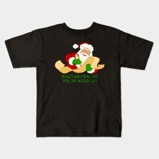 Santa's List Kids T-Shirt